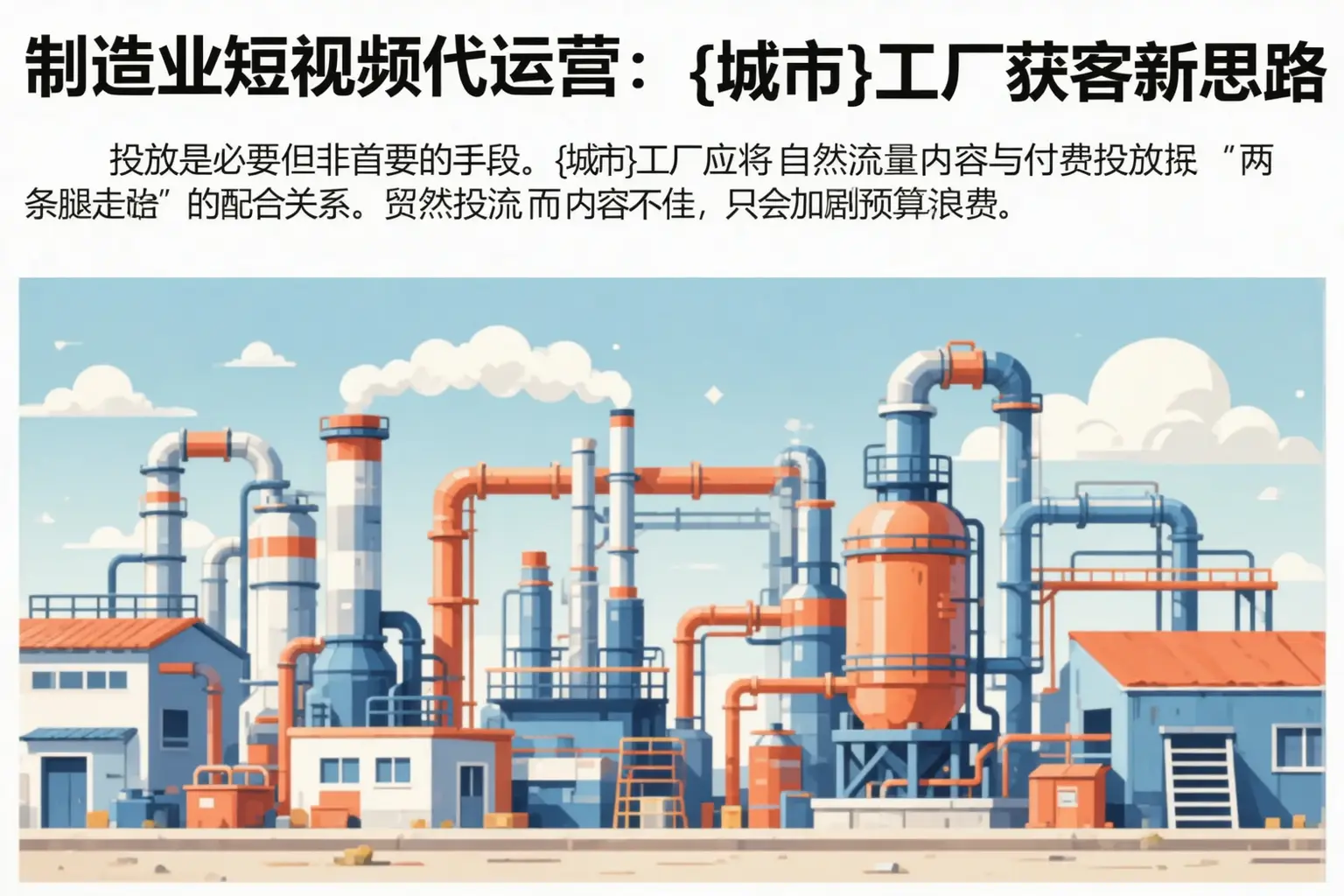 制造业短视频代运营:中阳工厂获客新思路