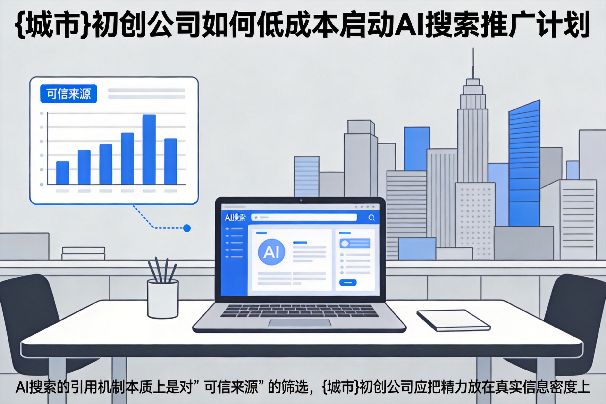 中阳初创公司如何低成本启动AI搜索推广计划